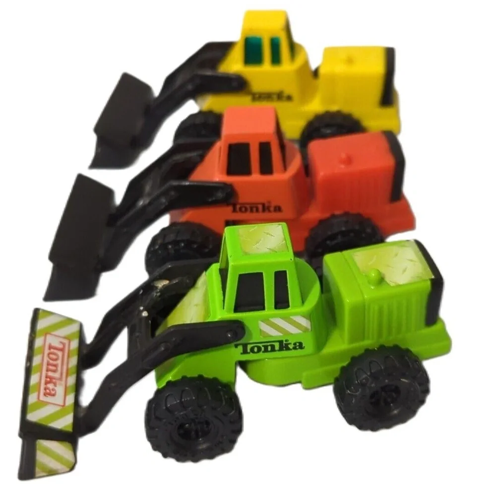 Vintage Tonka Mcdonalds Backhoes Tractors‎ Diecast Toys 1:64 1992 2003 Lot Of 6